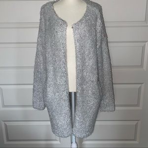 Lemon light gray sweater / cardigan